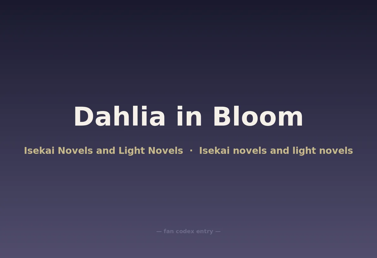 Dahlia in Bloom