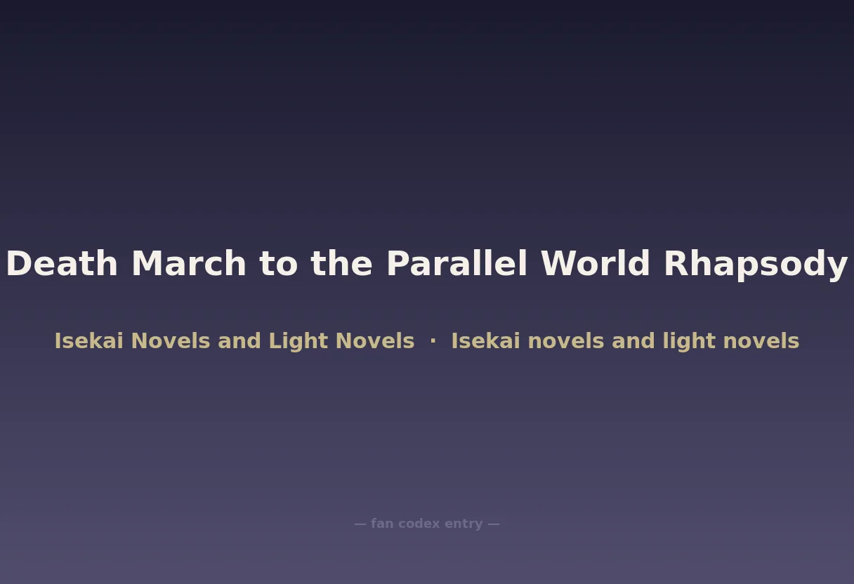 Death March to the Parallel World Rhapsody